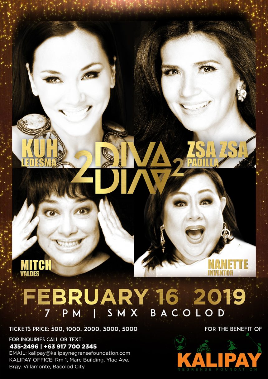 Diva 2 Diva Tour Coming To Bacolod this February 2019