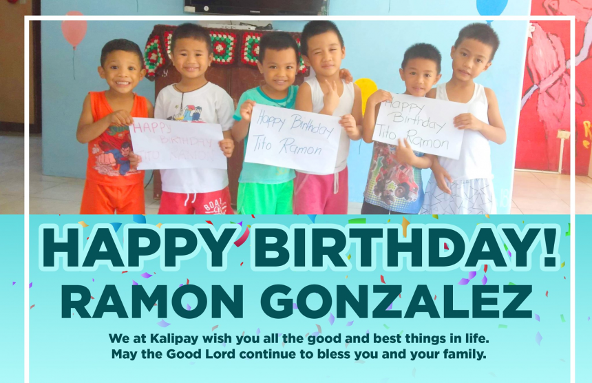 Happy Birthday, Ramon Gonzalez!