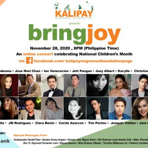 Kalipay to Hold BRINGJOY Concert