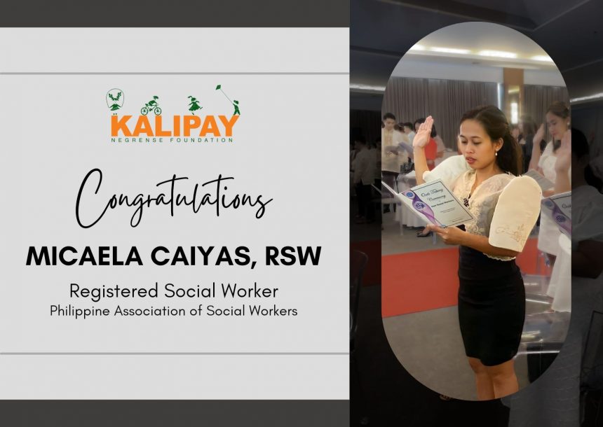 Kalipay Kid Now Registered Social Worker